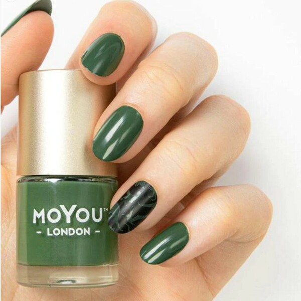 Nail polish swatch / manicure of shade MoYou London I'm a Veggisaurus