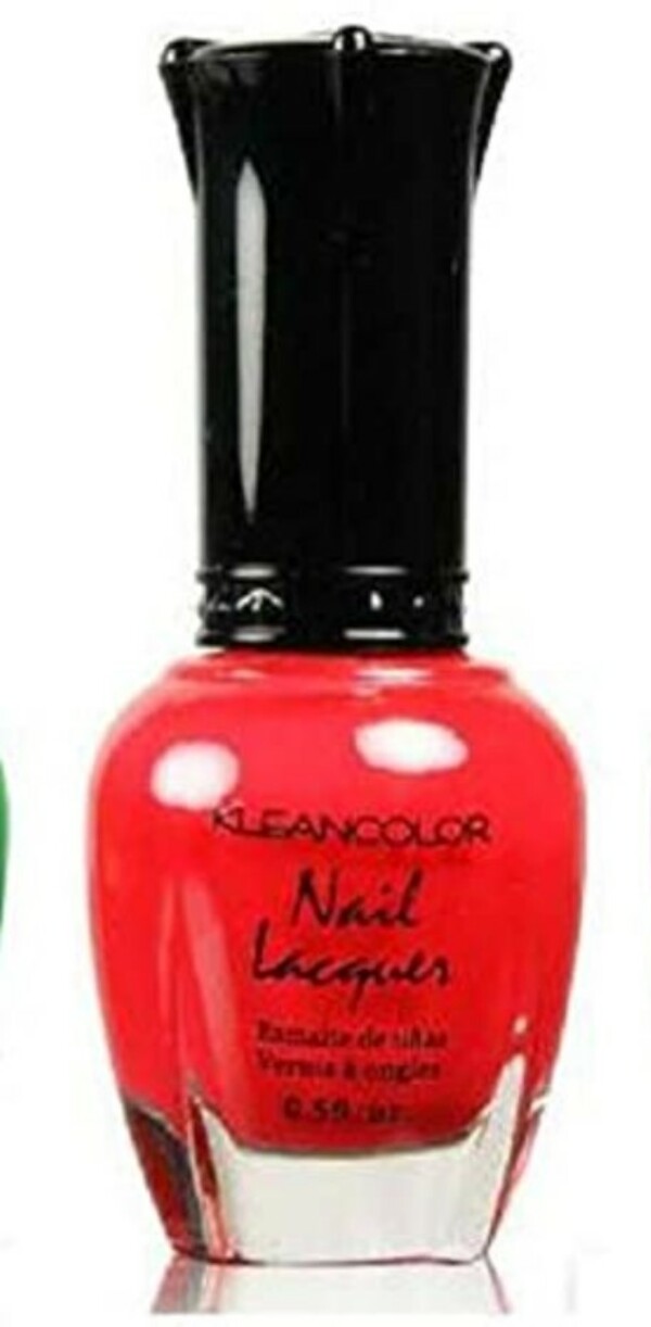 Nail polish swatch / manicure of shade Kleancolor Neon Fuschia