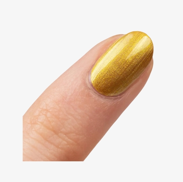 Nail polish swatch / manicure of shade Orly Golden Record