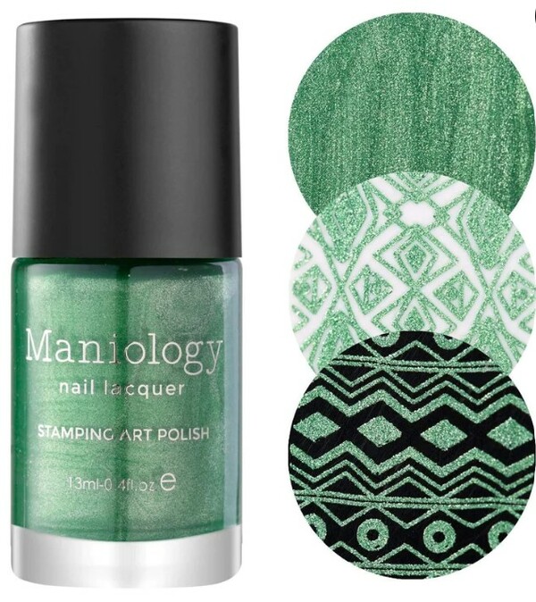 Nail polish swatch / manicure of shade Maniology Monstera