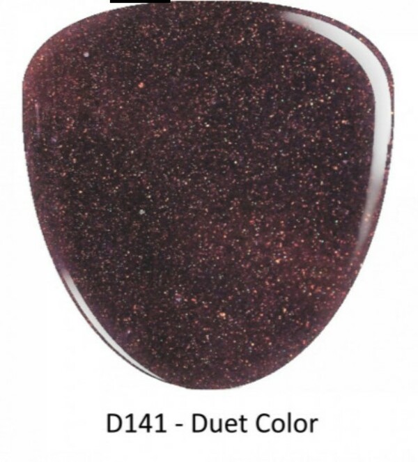 Nail polish swatch / manicure of shade Revel Duet