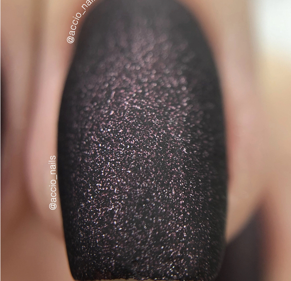 Nail polish swatch / manicure of shade Sinful Colors Dark Romance