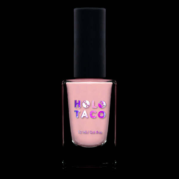 Nail polish swatch / manicure of shade Holo Taco Pinky Swear