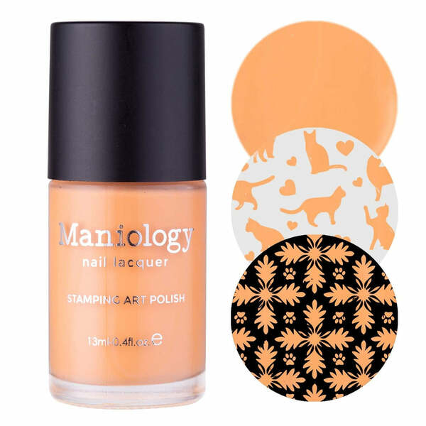 Nail polish swatch / manicure of shade Maniology Pawfect