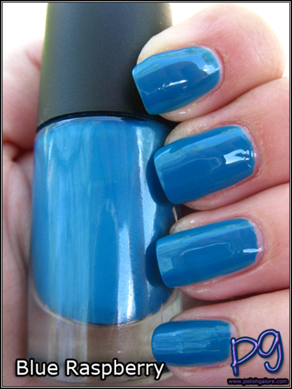 Nail polish swatch / manicure of shade Salon Perfect Blue Raspberry