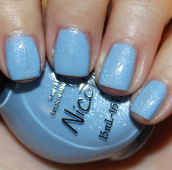 Nail polish swatch / manicure of shade Nicole by OPI Stand by Your Manny