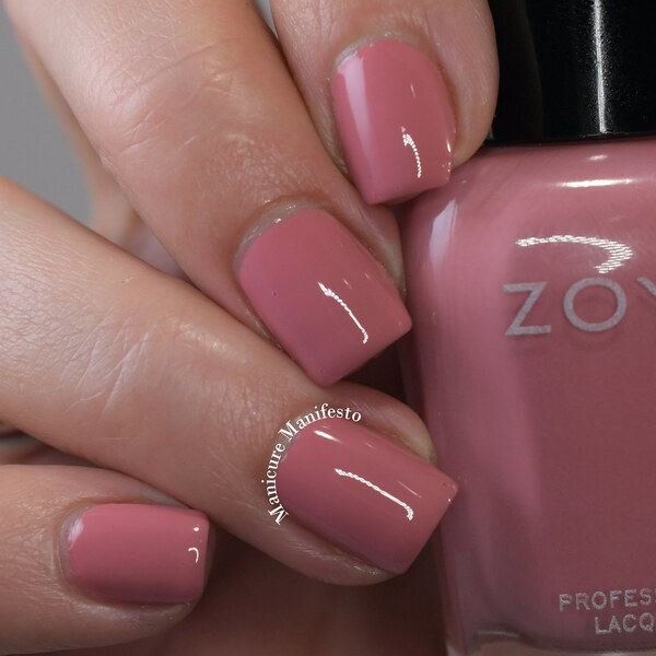 Nail polish swatch / manicure of shade Zoya Hattie