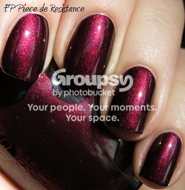Nail polish swatch / manicure of shade FingerPaints Piéce De Résistance