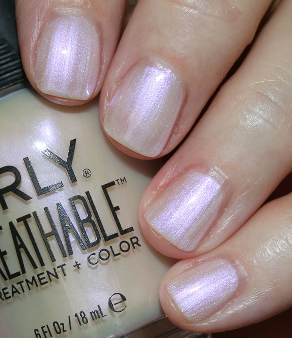 Nail polish swatch / manicure of shade Orly Breathable Crystal Healing
