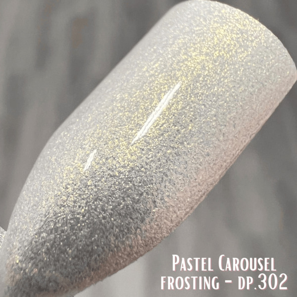 Nail polish swatch / manicure of shade Sparkle and Co. Pastel Carousel Frosting