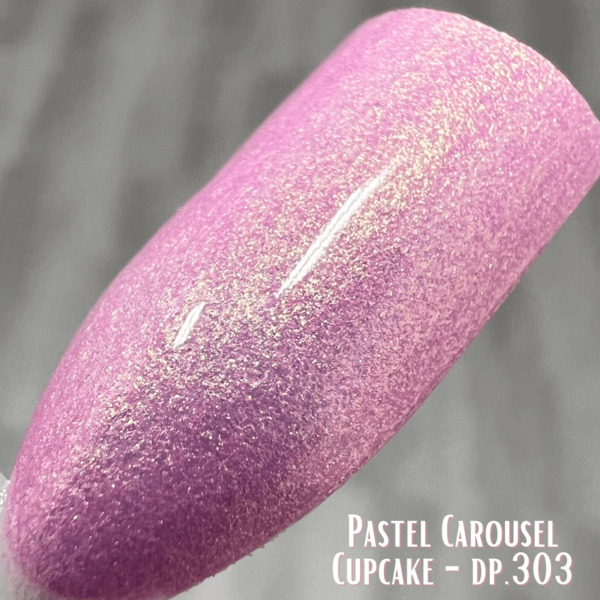 Nail polish swatch / manicure of shade Sparkle and Co. Pastel Carousel Cupcake