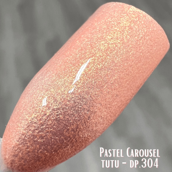 Nail polish swatch / manicure of shade Sparkle and Co. Pastel Carousel Tutu