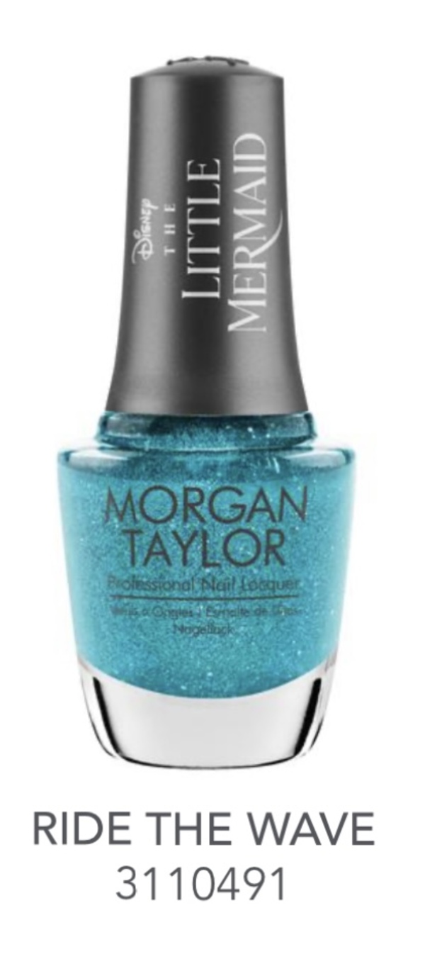 Nail polish swatch / manicure of shade Morgan Taylor Ride the Wave