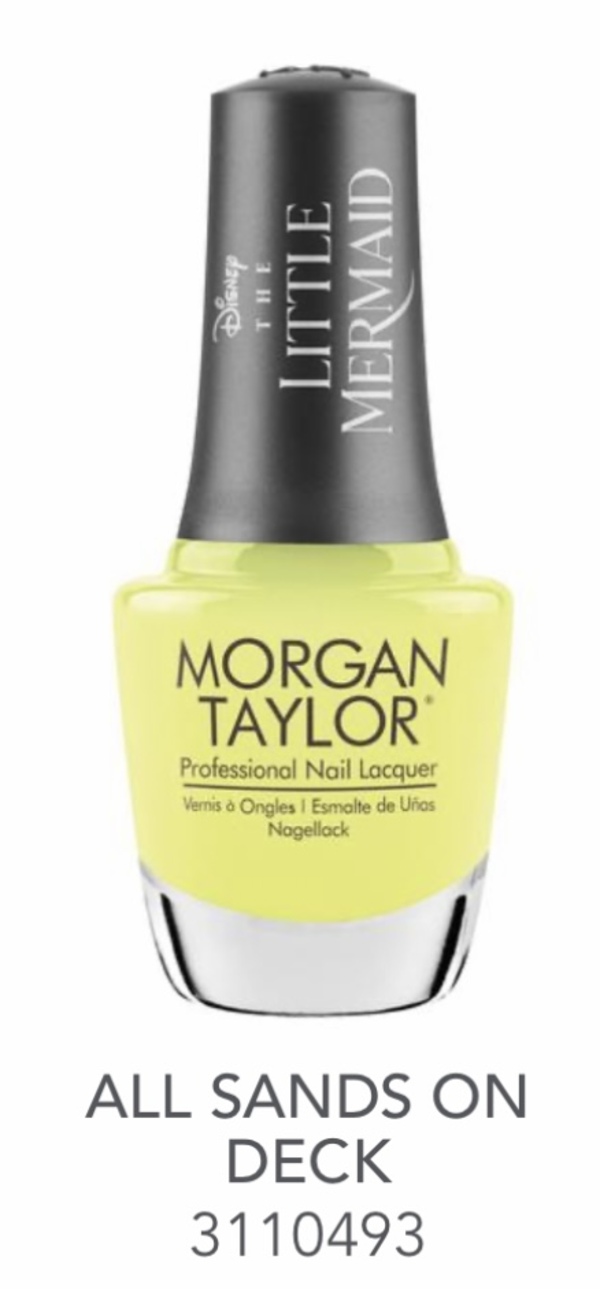 Nail polish swatch / manicure of shade Morgan Taylor All Sands On Deck
