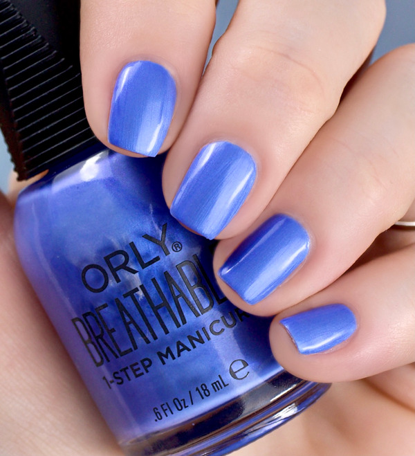 Nail polish swatch / manicure of shade Orly Breathable You Had Me At Hydrangea
