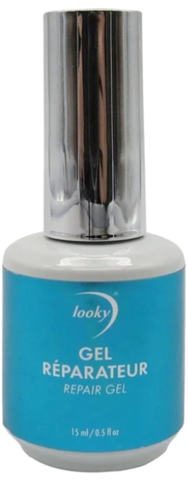 Nail polish swatch / manicure of shade Looky Gel Réparateur