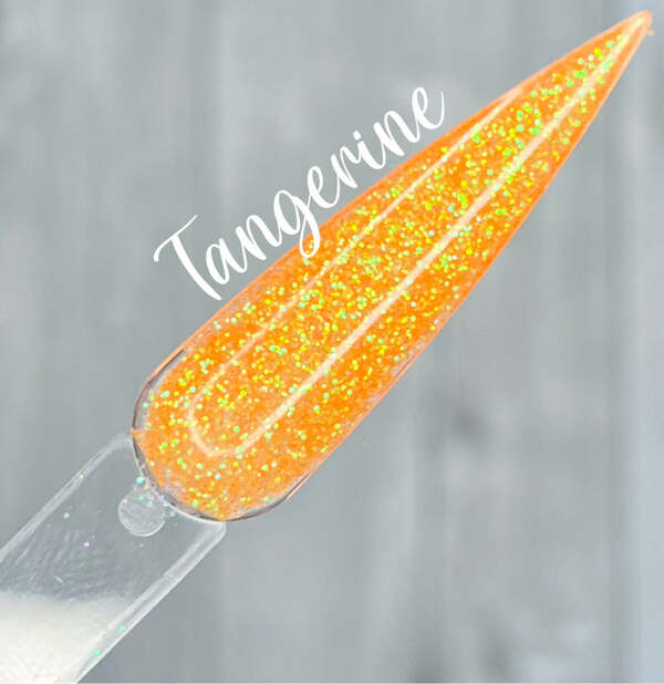 Nail polish swatch / manicure of shade Ritzy Dips Tangerine