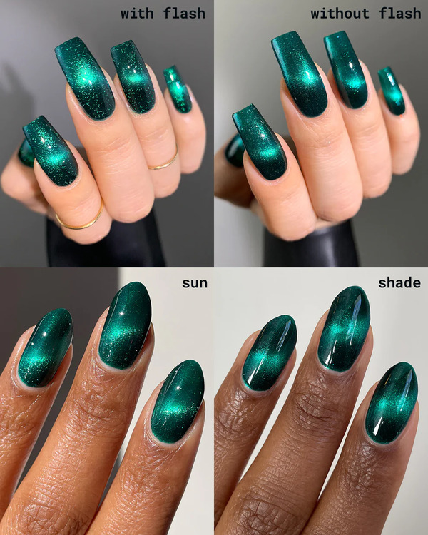Nail polish swatch / manicure of shade Mooncat Weeping Willow