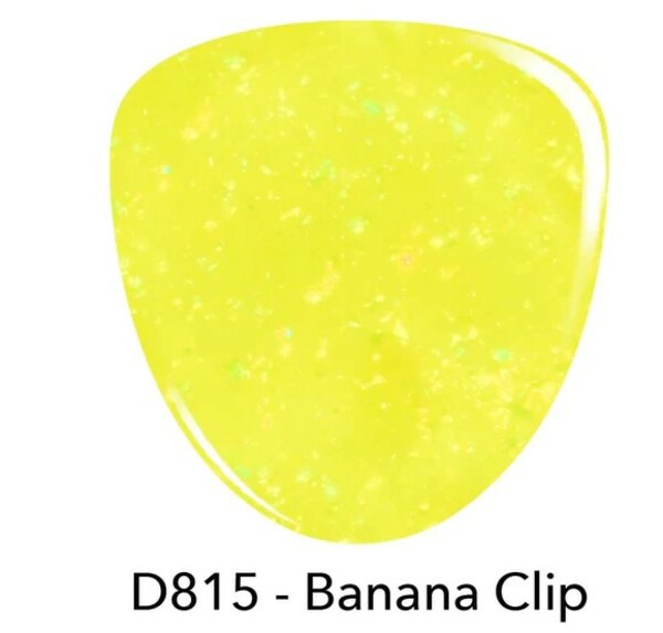 Nail polish swatch / manicure of shade Revel Banana Clip