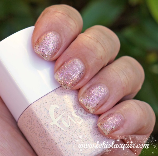 Nail polish swatch / manicure of shade Fuse Gelnamel Gone Fission