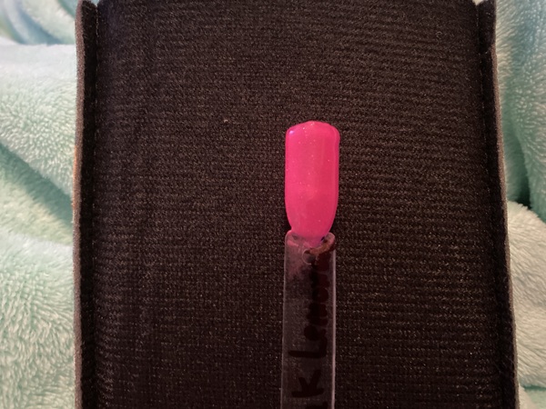 Nail polish swatch / manicure of shade Nail Boo Pink Lemonade