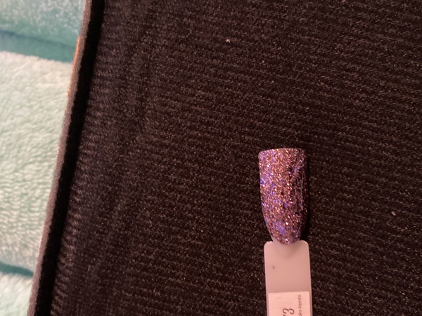 Nail polish swatch / manicure of shade Sparkle and Co. ThisSparklesInTents