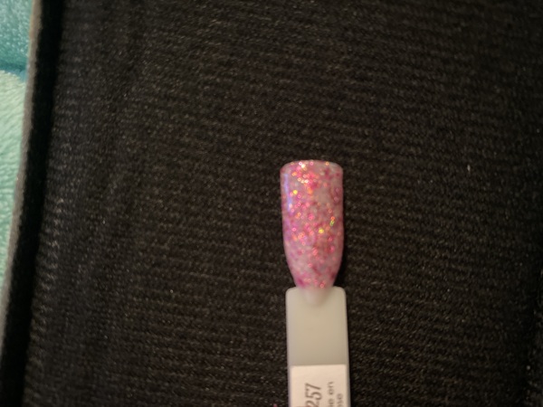 Nail polish swatch / manicure of shade Sparkle and Co. La Vie en Rose