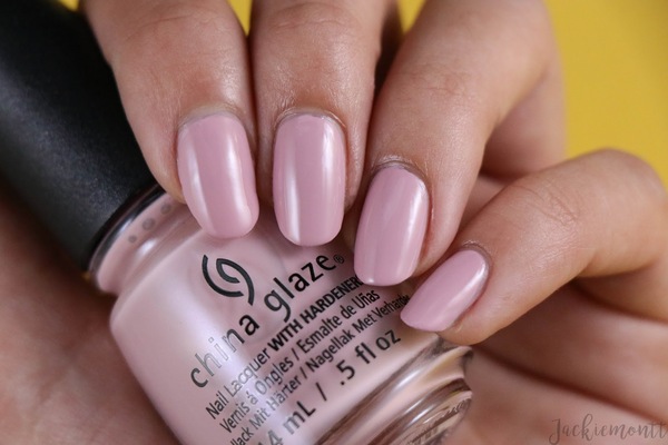 Nail polish swatch / manicure of shade China Glaze Low-maintenance