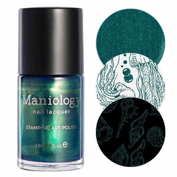 Nail polish swatch / manicure of shade Maniology Ocean Floor