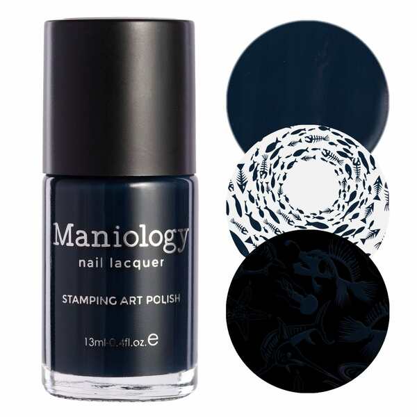 Nail polish swatch / manicure of shade Maniology Kraken