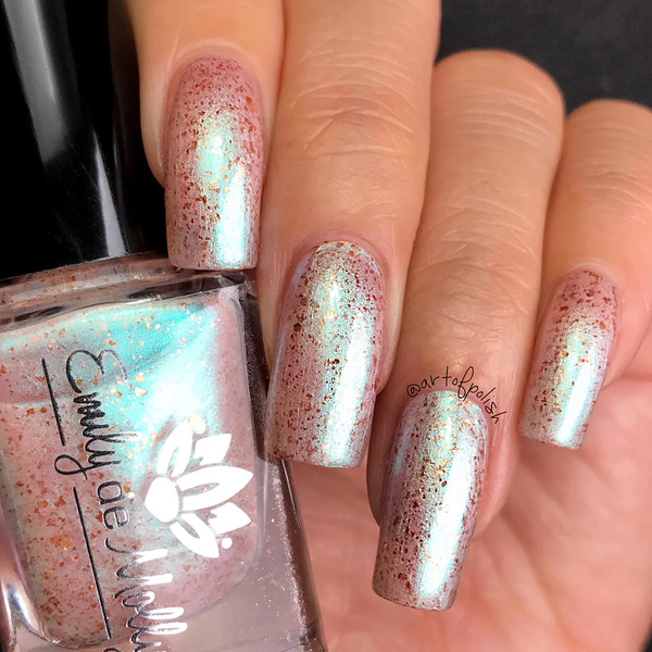 Nail polish swatch / manicure of shade Emily de Molly The Greater Good (Oct 2022 Re-release)