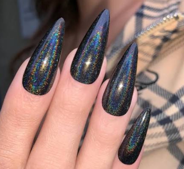 Nail polish swatch / manicure of shade I Scream Nails Holo be thy Name