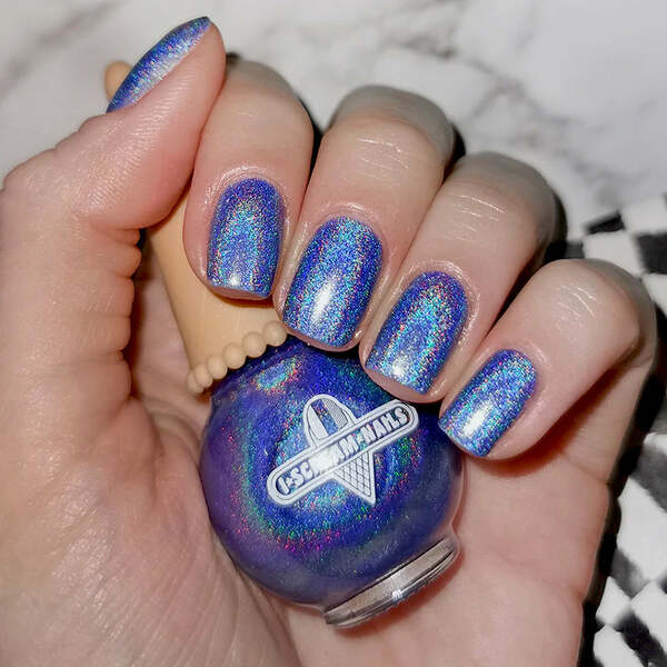 Nail polish swatch / manicure of shade I Scream Nails I Scream Holo