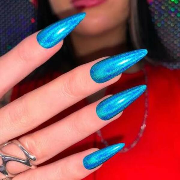 Nail polish swatch / manicure of shade I Scream Nails Ride the Wave