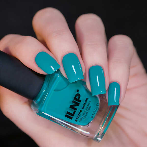 Nail polish swatch / manicure of shade I Love Nail Polish Retro Teal