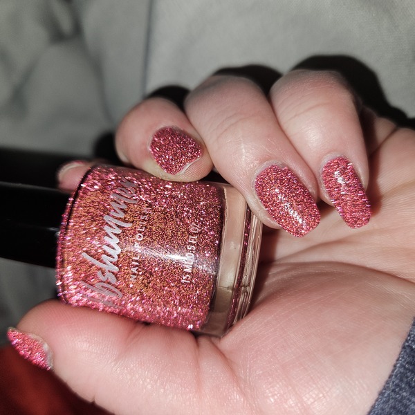 Nail polish swatch / manicure of shade KBShimmer Feeling Good