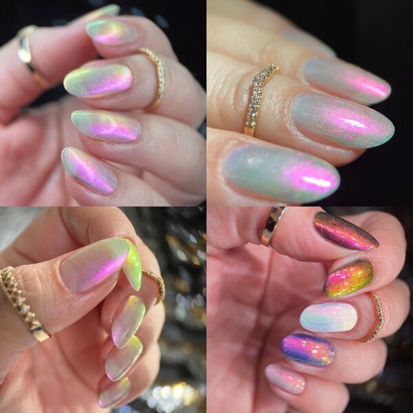 Nail polish swatch / manicure of shade Phoenix indie polish Sunshine