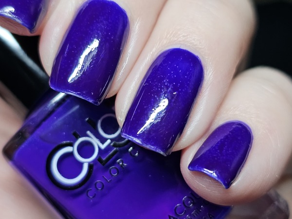 Nail polish swatch / manicure of shade Color Club Island Vibes