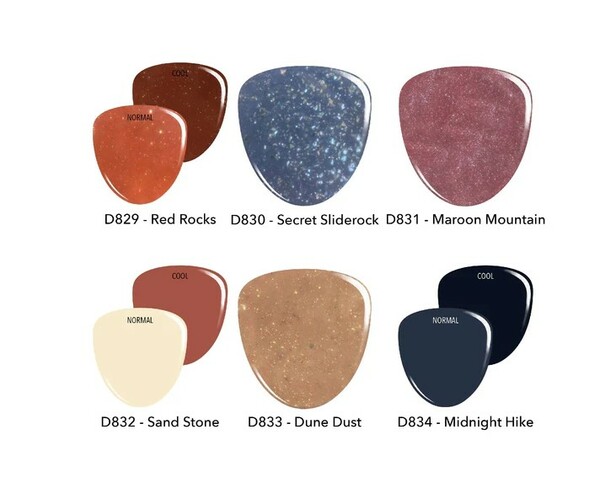 Nail polish swatch / manicure of shade Revel Secret Sliderock