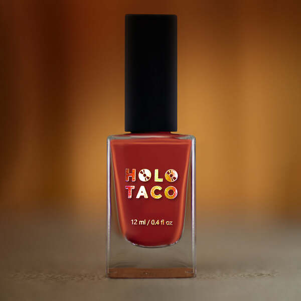 Nail polish swatch / manicure of shade Holo Taco Brick Wall