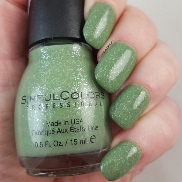 Nail polish swatch / manicure of shade Sinful Colors Super Cooper