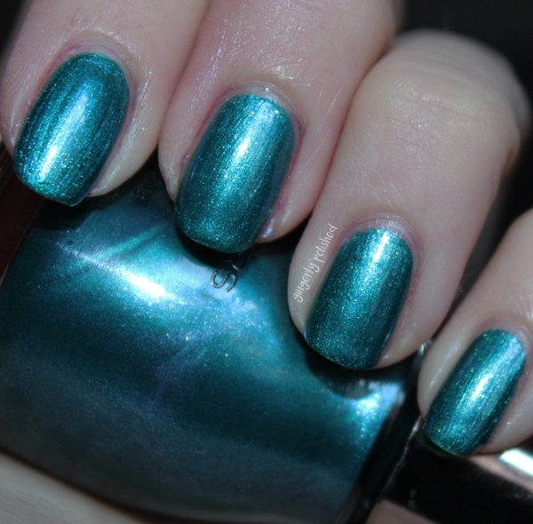 Nail polish swatch / manicure of shade Sinful Colors Opal Essence