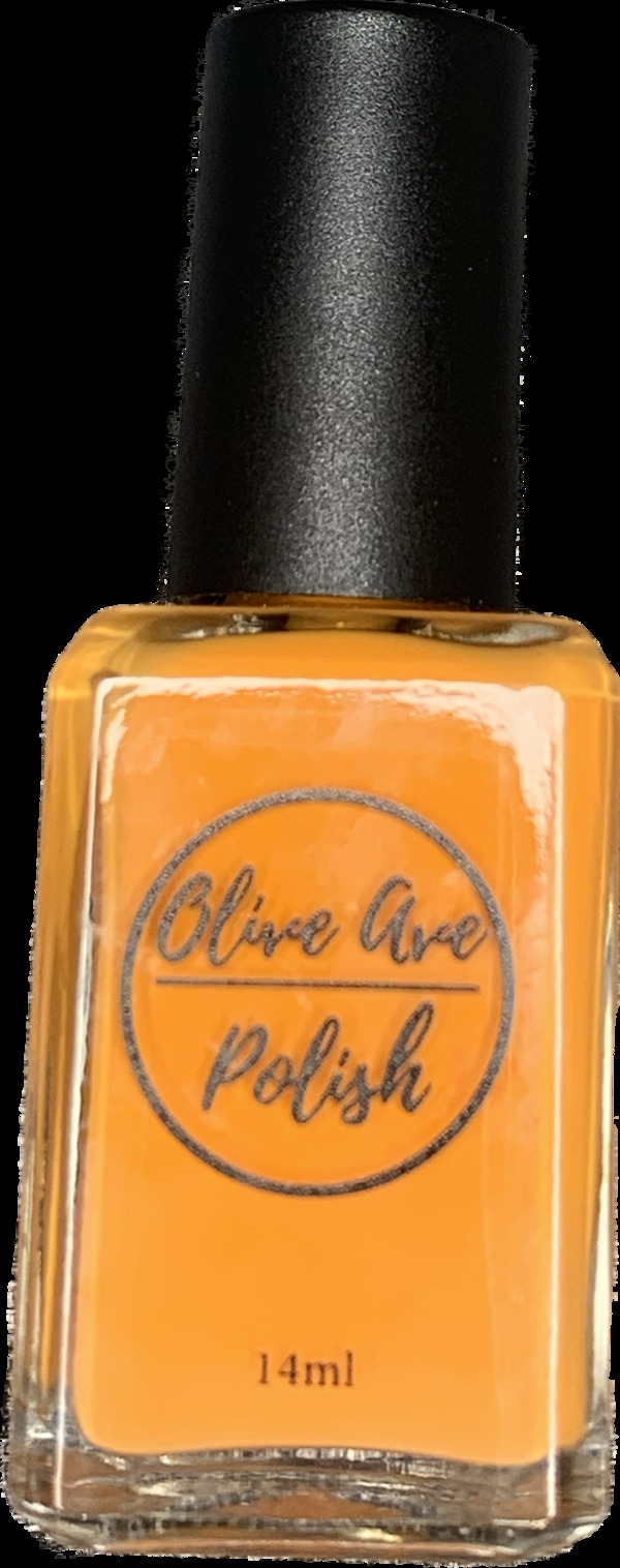 Nail polish swatch / manicure of shade Olive Ave Polish Golden Hour