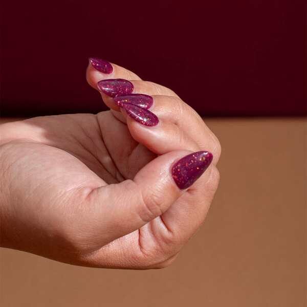 Nail polish swatch / manicure of shade Revel Autumn Glory