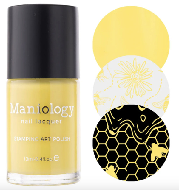 Nail polish swatch / manicure of shade Maniology Honeydew