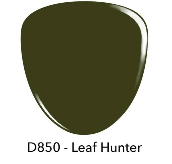 Nail polish swatch / manicure of shade Revel Leaf Hunter