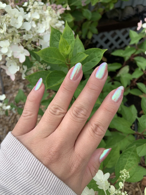 Nail polish swatch / manicure of shade Ethereal Lacquer Chihiro
