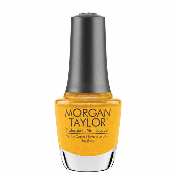 Nail polish swatch / manicure of shade Morgan Taylor Golden Hour Glow