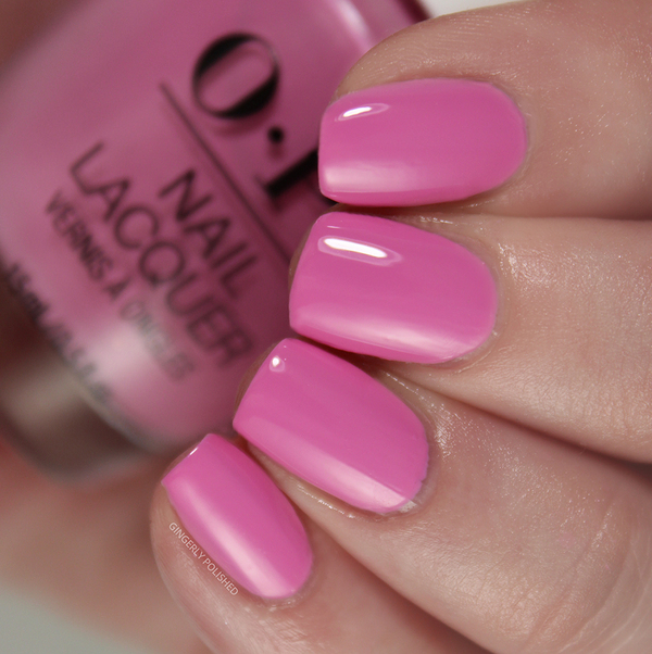 Nail polish swatch / manicure of shade OPI Feel the Magic!