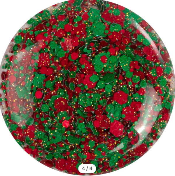 Nail polish swatch / manicure of shade Orly Deck The Halls